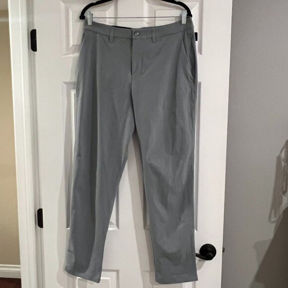 Lululemon ABC Slim Fit Gray Trousers 32L NWT - Picture 3 of 7